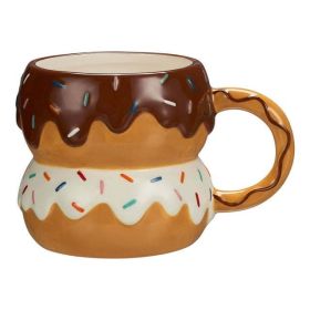 Mainstays Sprinkled Donut Sculpted Mug, 17.92 oz