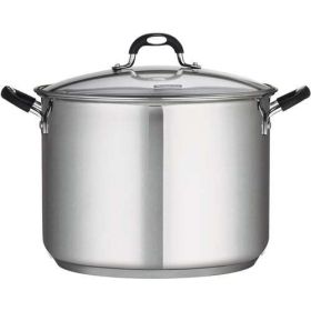 Tramontina 16 Quart Stainless Steel Covered Stock Pot