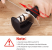 KNIFE SHARPENER Ceramic Tungsten Kitchen Knives Blade Sharpening System Tool USA XH