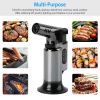 Culinary Butane Torch Lighter Refillable Blow Torch Adjustable Flame Kitchen Cooking BBQ Torch  (Gas Not Included)